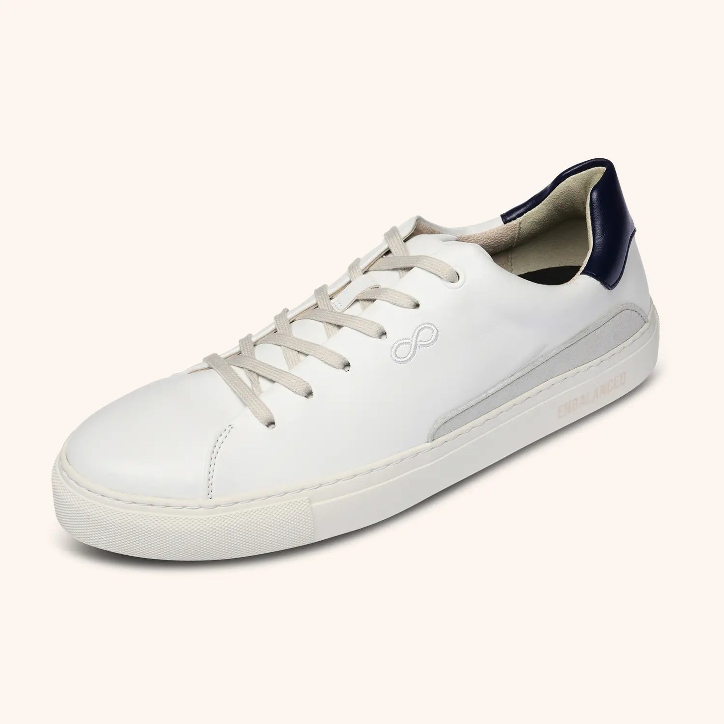 AppleSkin Sneaker – Weiß/Navy (Herren)