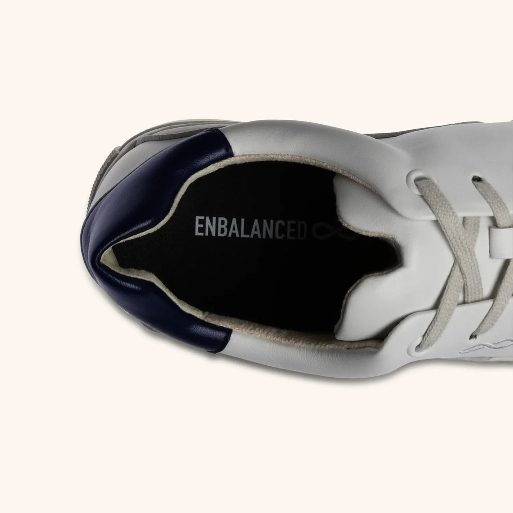 AppleSkin Sneaker – Weiß/Navy (Herren)