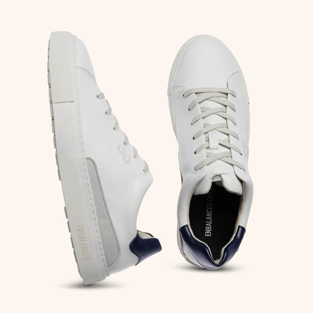 AppleSkin Sneaker – Weiß/Navy (Herren)