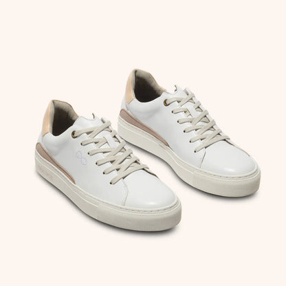 AppleSkin Sneaker – Weiß/Beige (Damen)