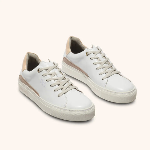 AppleSkin Sneaker – Weiß/Beige (Damen)