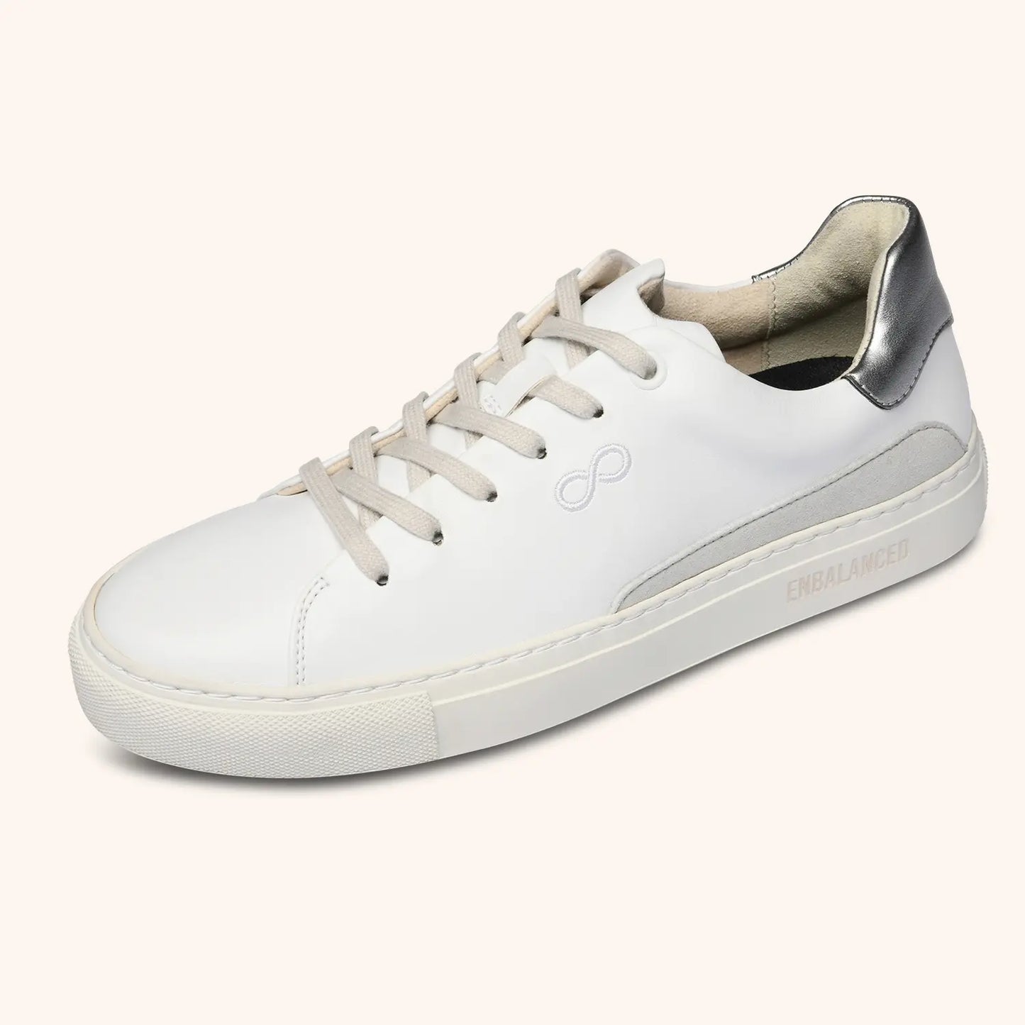AppleSkin Sneaker – Weiß/Silber (Damen)