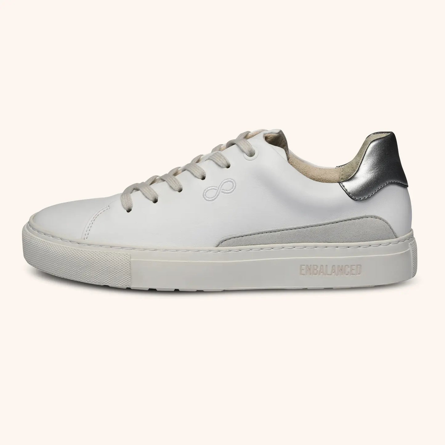 AppleSkin Sneaker – Weiß/Silber (Damen)