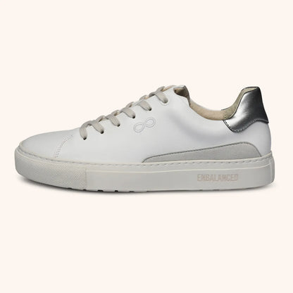 AppleSkin Sneaker – Weiß/Silber (Damen)