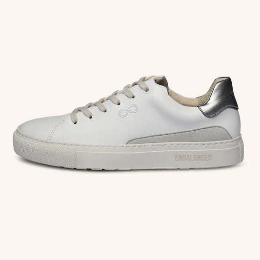 AppleSkin Sneaker – Weiß/Silber (Damen)