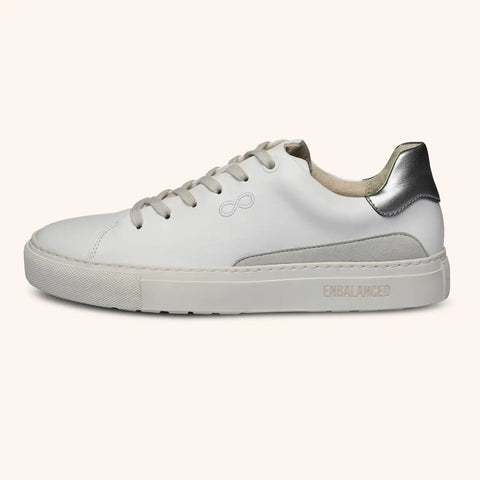 AppleSkin Sneaker – Weiß/Silber (Damen)