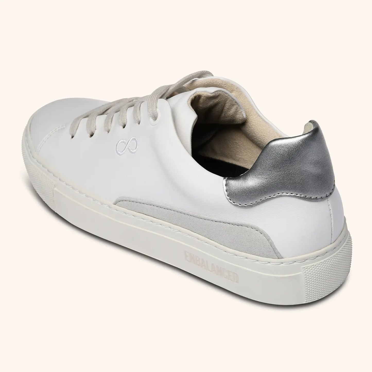 AppleSkin Sneaker – Weiß/Silber (Damen)