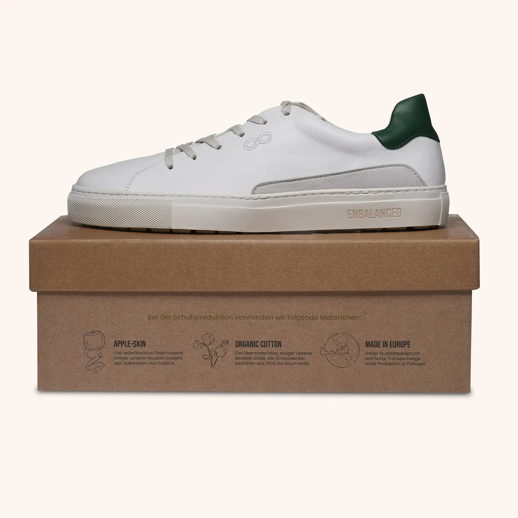 AppleSkin Sneaker – Weiß/Grün (Herren)