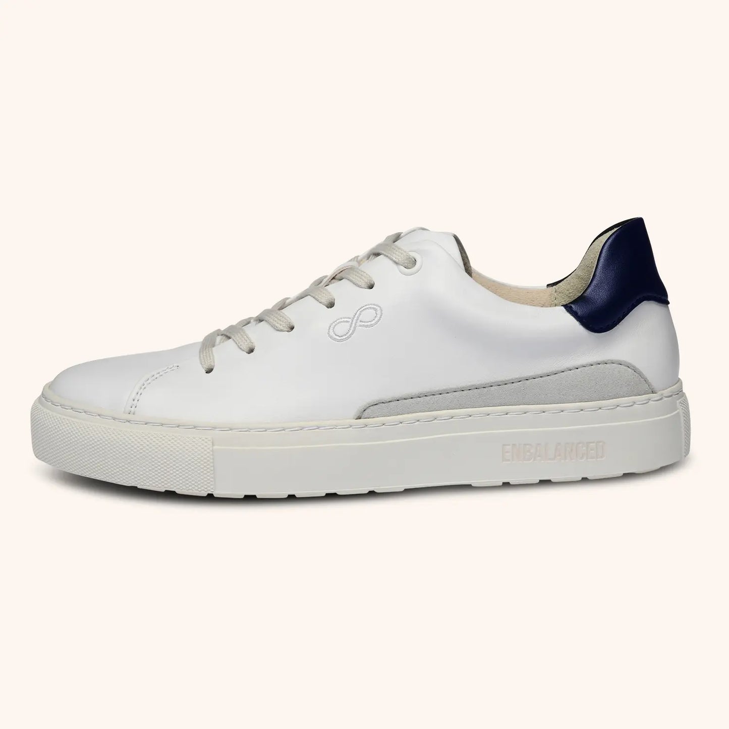 AppleSkin Sneaker – Weiß/Navy (Damen)
