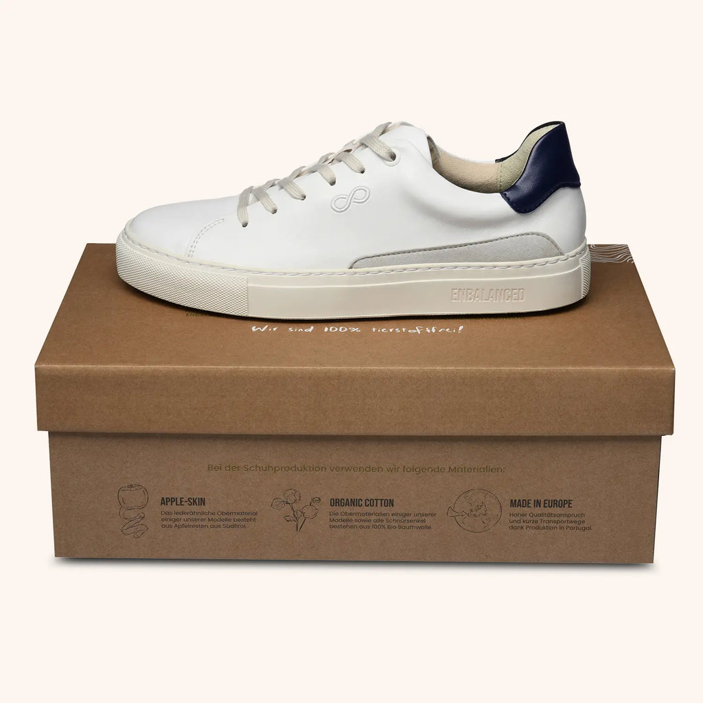 AppleSkin Sneaker – Weiß/Navy
