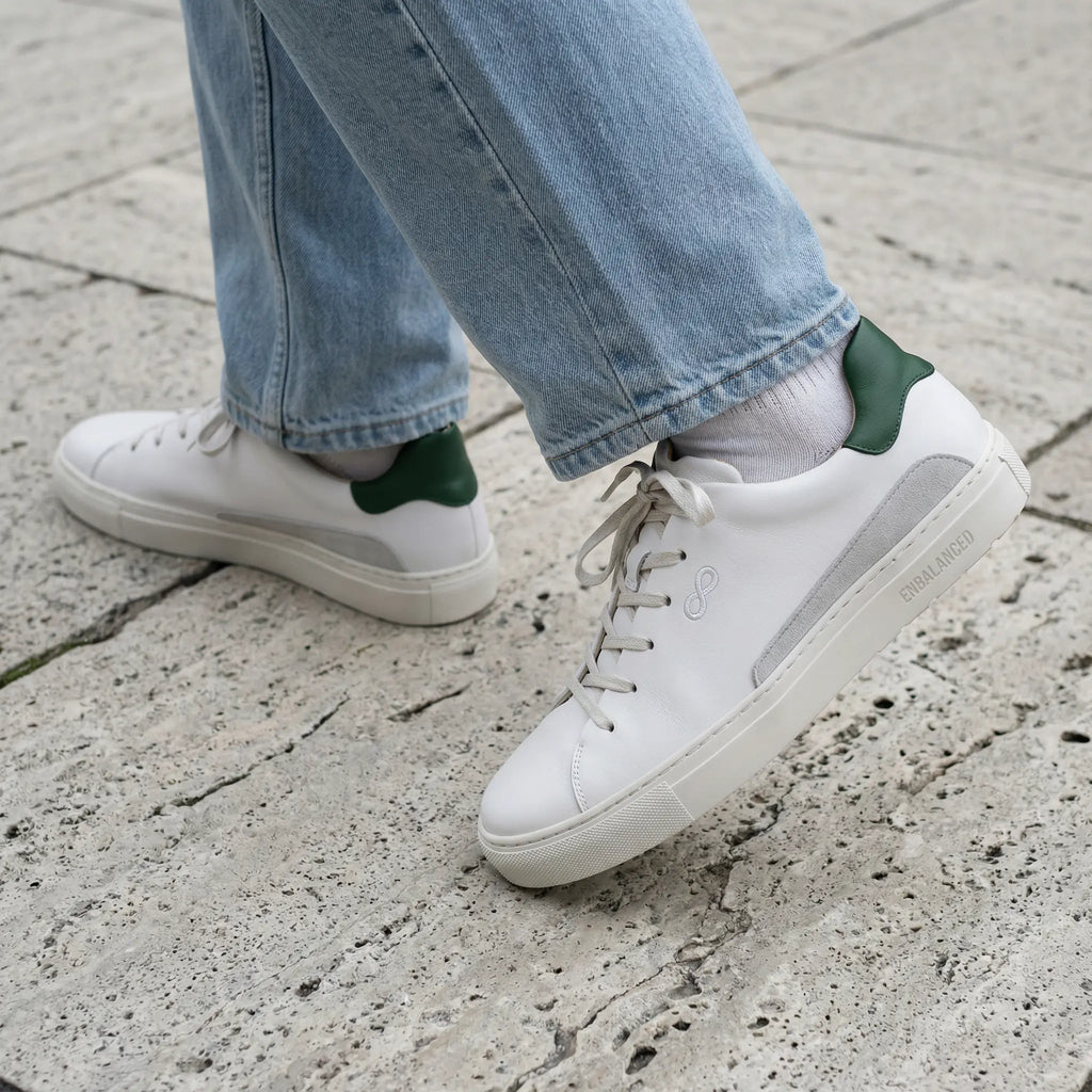 AppleSkin Sneaker – Weiß/Grün (Herren)