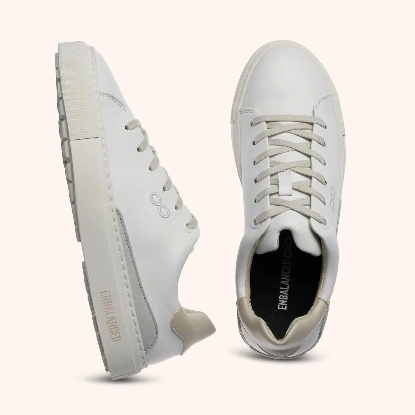 AppleSkin Sneaker – Weiß/Grau (Damen)