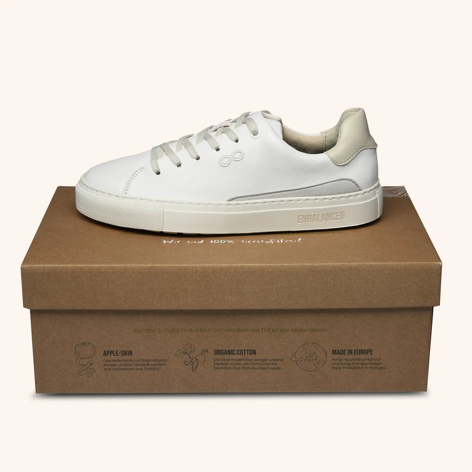 AppleSkin Sneaker – Weiß/Grau