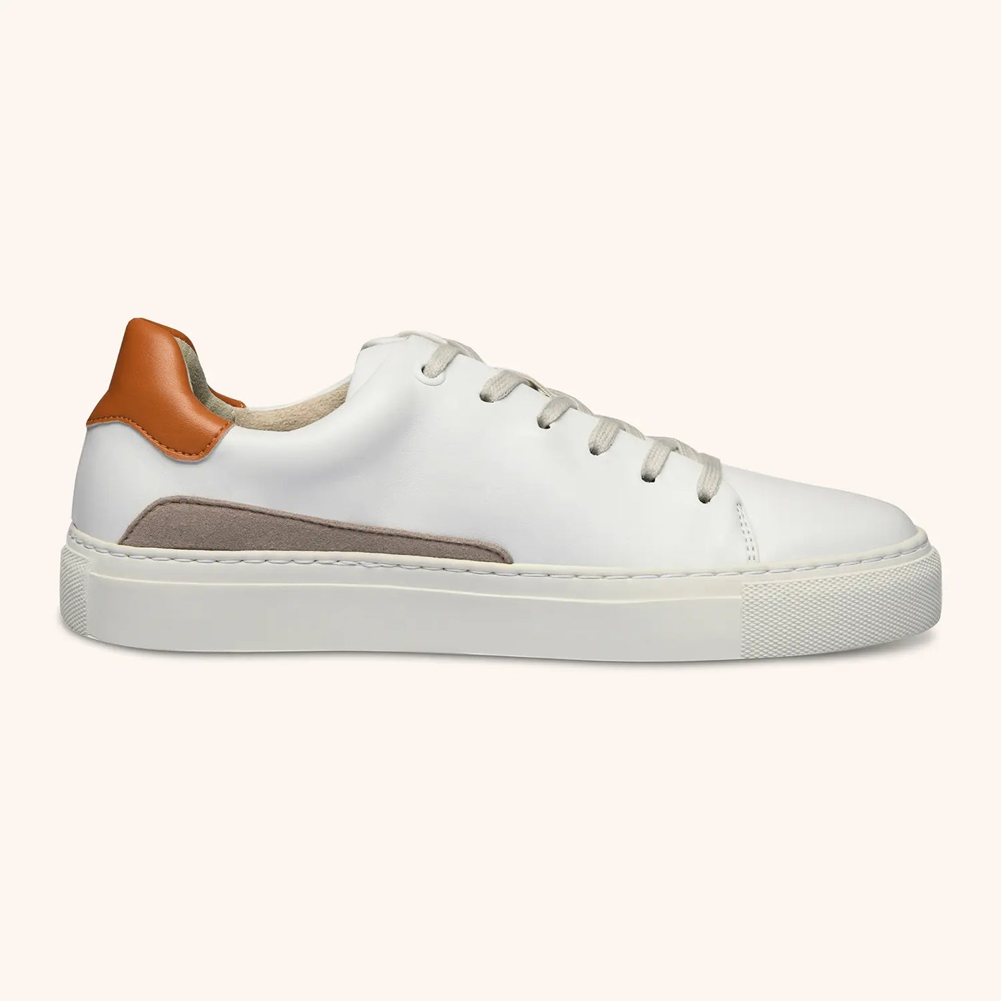 AppleSkin Sneaker – Weiß/Cognac (Damen)